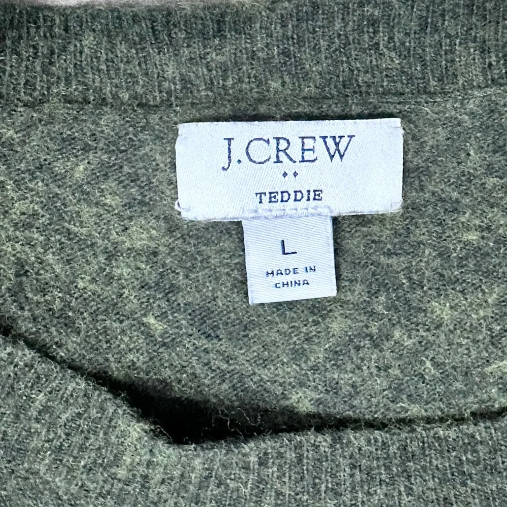 J. Crew Teddie Wool Blend Fuzzy Sweater